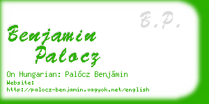 benjamin palocz business card
